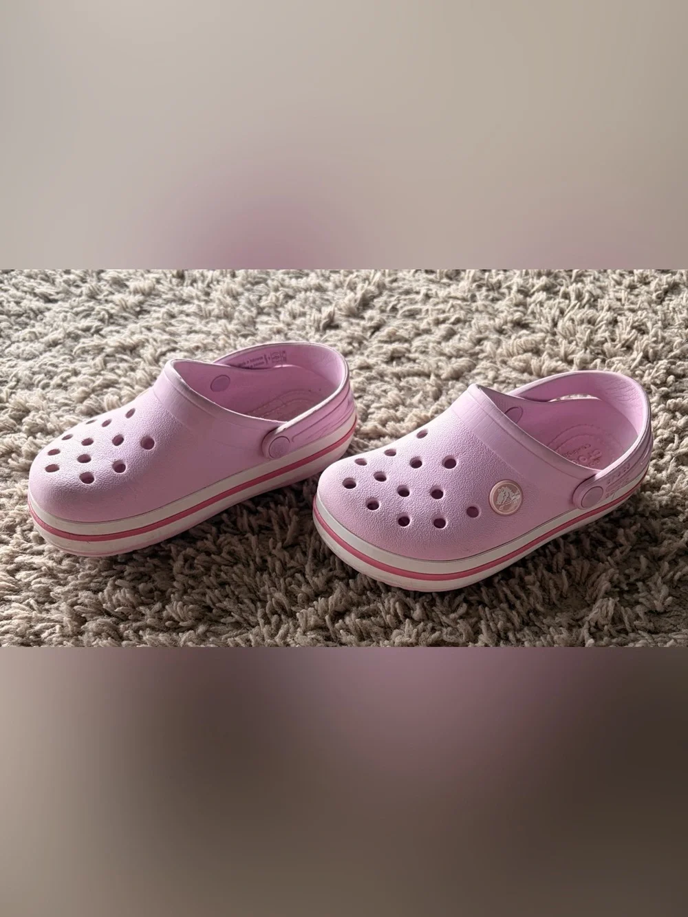 CROCS Kids Classic Clog in Light Pink - Picture 2 of 5
